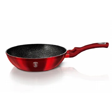 Berlingerhaus Wok s mramornom površinom 28 cm Burgundy Metallic Line