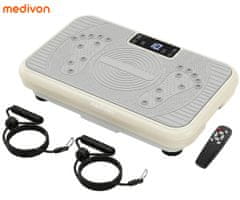 Medivon Oxya Fit fitness vibracijska ploča + daljinski upravljač, 150 W, bež