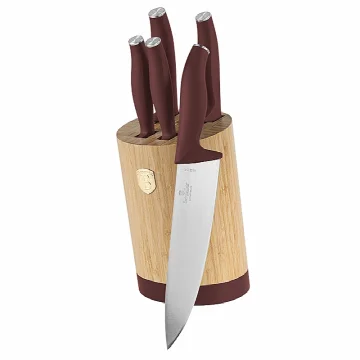 Berlingerhaus Set noževa BAMBOO s držačem, 6 komada, Leonardo kolekcija