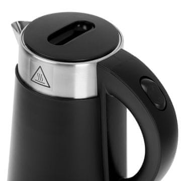 Adler ADLER AD 1372b - električni kuhalo za vodu, 0.6 L, crna/srebrna