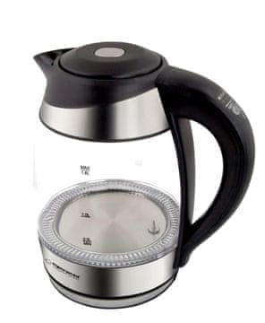 ESP Esperanza EKK026 električno kuhalo, 1.7L, crno/prozirno