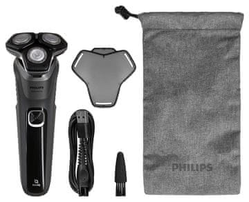 slomart Philips SHAVER Series 5000 S5887/10 Električni brijač za mokro i suho brijanje s torbicom