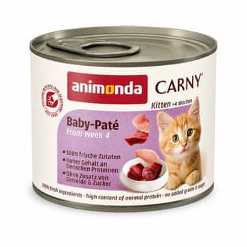 Animonda animonda BABY PATÉ Piletina - mokra hrana za mačke - 200g