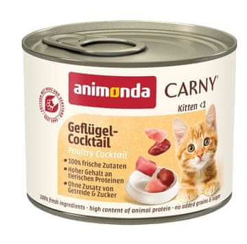 Animonda ANIMONDA Carny Kitten Koktel peradi - mokra hrana za mačke - 200g