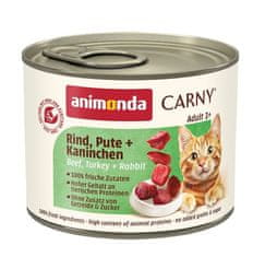 Animonda ANIMONDA Carny Adult Govedina, puretina i kunić - mokra hrana za mačke, 200g