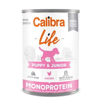 Calibra CALIBRA Dog Life Puppy&Junior Piletina & riža - mokra hrana za pse - 400g