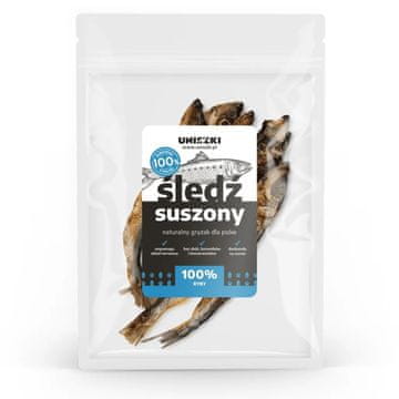 slomart UNISZKI sušeni haringa – pseća poslastica – 50 g