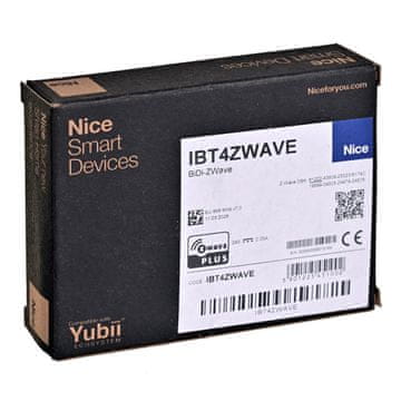 NICE Nice IBT4ZWAVE daljinski upravljač, Z-Wave, crna/bijela