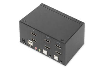 Digitus Digitus KVM prekidač 2-portni Dual Display 4K HDMI