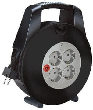 Brennenstuhl Brennenstuhl Vario Line produžni kabel, 15m, 4 utičnice, crni/sivi