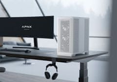 Aer AeroCool APNX C1-R-WT-V1 PC kućište Midi Tower bijelo