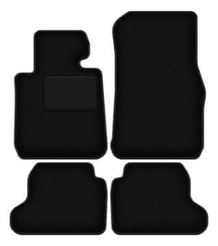 Crne velur prostirke za automobile za: BMW 2 F22 Coupe (2014.-2022.)