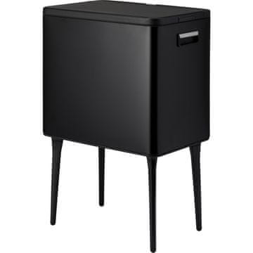 Excellent Houseware 35-litrena kanta za smeće s dodirnim otvaranjem, mat crna