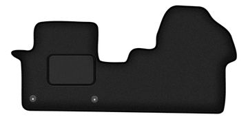 Crne velur prostirke za automobile za: Toyota ProAce II dostavni kombi (2016-)