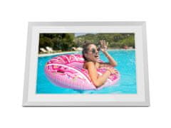 Denver Denver PFF-1018 digitalni fotookvir 25.6 cm (10.1") Touchscreen Wi-Fi, bijela/crna