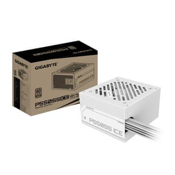 Gigabyte GIGABYTE P550SS ICE 550W ATX napajanje, bijelo, PCIe 5.0, 80 PLUS Silver