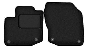 Prednje auto prostirke za: Honda Civic IX karavan (35 cm) (2011.-2016.) crne