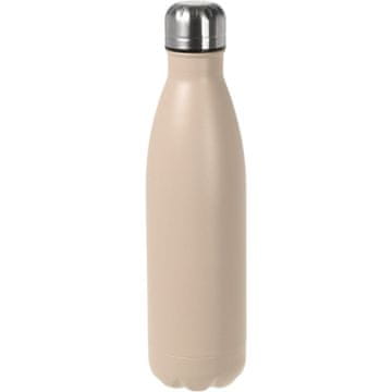 Excellent Houseware 0,5 l bež sportska termo boca od nehrđajućeg čelika