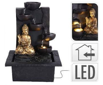 ProGarden BUDDHA ravna unutarnja fontana s LED rasvjetom