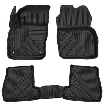 3D gumene autotepisi za: Ford Focus MK3 (hatchback, limuzina, karavan, 2010.-2018.) - 5 cm naplatak