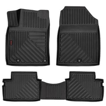 3D gumene autotepisi za: Hyundai i30 III (fastback, hatchback, karavan, 2016-) - 5 cm naplatak