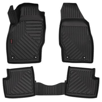 3D gumene autotepisi za: Opel Corsa D (hatchback, 2006.-2015.) - 5 cm naplatak