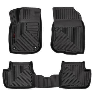 3D gumene autotepisi za: Peugeot 2008 I (crossover, 2013.-2019.) - rub 5 cm
