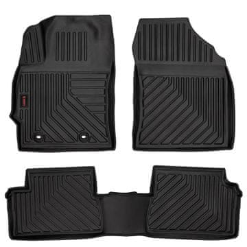 3D gumene autotepisi za: Toyota Auris II (hatchback, karavan, 2012.-2018.) - 5 cm naplatak