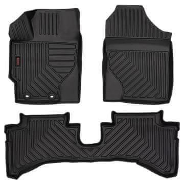 3D gumene autotepisi za: Toyota Yaris III (benzin, 2011.-2019.) - 5 cm naplatak