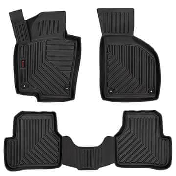 3D gumene autotepisi za: Volkswagen Passat B6 (limuzina, karavan, varijanta, 2005.-2010.) - naplatak 5 cm