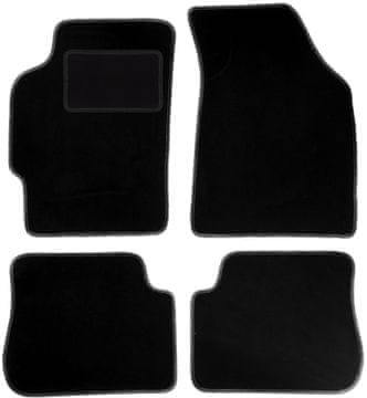 Tepisi od crnog velura za: Kia Shuma sedan (1997-2004)