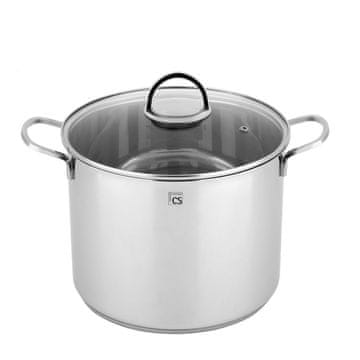 CS Kochsysteme Lonac s poklopcem, nehrđajući čelik, 24 cm, TRIER