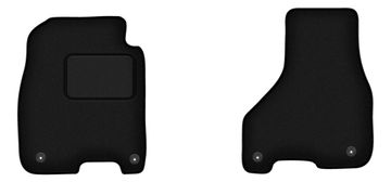 Prednje auto prostirke za: Dodge RAM DS DJ 1500 pickup (2012-2020) crne