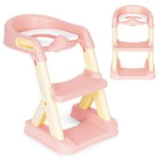 EcoToys Dječji WC s ljestvama i stepenicama, žute boje ECOTOYS
