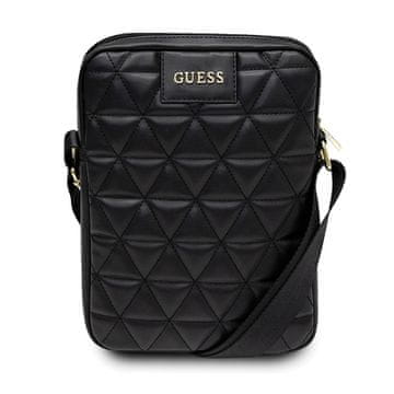 Guess Guess Quilted torba za tablet do 10" - Crna