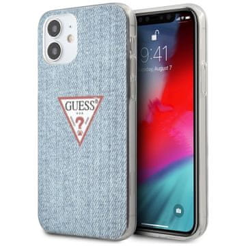 Guess Guess GUHCP12SPCUJULLB maska za iPhone 12 mini (5.4") Jeans - plava