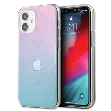 Guess Navlaka Guess GUHCP12S3D4GGBP za iPhone 12 mini 5.4", plavo-roza, 4G 3D Pattern