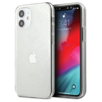 Guess Navlaka Guess GUHCP12S3D4GTR za iPhone 12 mini 5.4", prozirna, 4G 3D Pattern