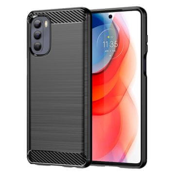 HURTEL Carbon maska za Motorola Moto G Stylus 2022 crna