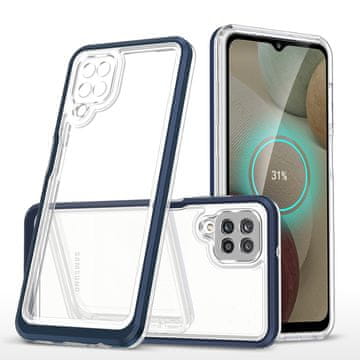 HURTEL Hurtel Clear 3in1 maska za Samsung Galaxy A22 4G, plava