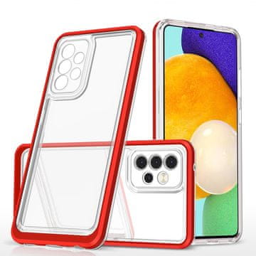 HURTEL Hurtel Clear 3in1 futrola za Samsung Galaxy A13 5G, Crvena