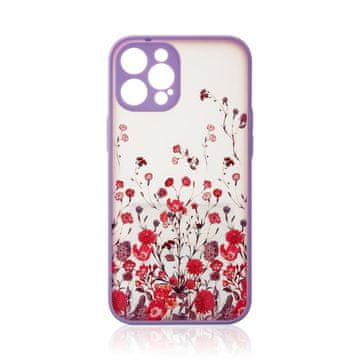 HURTEL Hurtel Design Case maska za iPhone 12 Pro Max, cvjetni uzorak ljubičasta