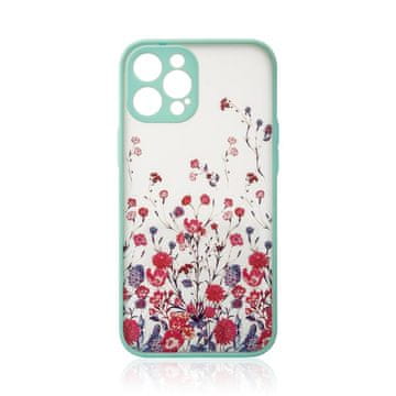 HURTEL Hurtel Design Case maska za iPhone 12 Pro Max, cvjetni uzorak svijetlo plava