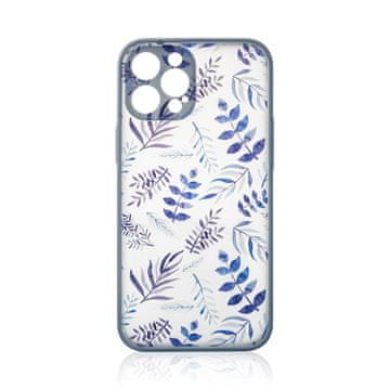 HURTEL Hurtel Design Case maska za iPhone 12 Pro Max, cvjetni uzorak tamno plava