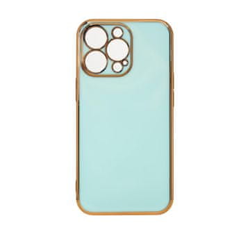 HURTEL Hurtel Futrola Lighting Color za Xiaomi Redmi Note 11, gel, zlatni okvir, mint