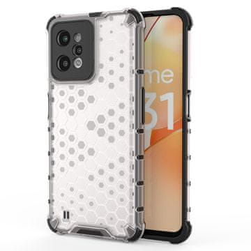 HURTEL Futrola Honeycomb za Realme C31, prozirna