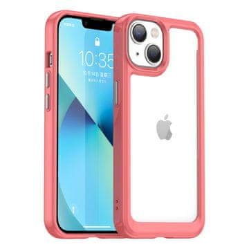 HURTEL Hurtel Outer Space Case, navlaka za iPhone 14, crveni gel okvir