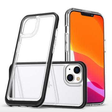 HURTEL Futrola Hurtel Clear 3in1 za iPhone 14, s crnim okvirom
