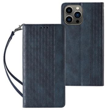 HURTEL Futrola Hurtel Magnet Strap za iPhone 14, novčanik, stalak, plava