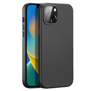 Dux Ducis Maska Dux Ducis Grit od umjetne kože za iPhone 14 Plus (MagSafe), crna